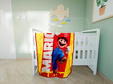 Frazada Baby Tersupiel Mario Bros