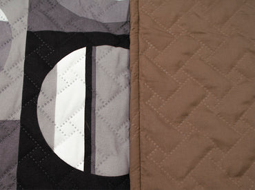 Edrecolcha Croasant King Size Círculos Gris