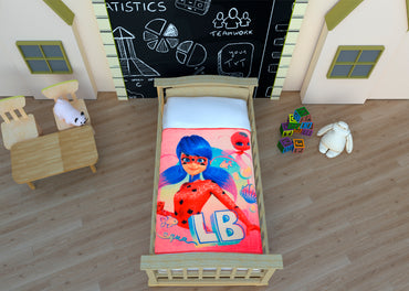 Frazada Baby Tersupiel Lady Bug Rosa