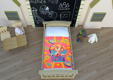 Frazada Baby Tersupiel Paw Patrol Cool Rosa