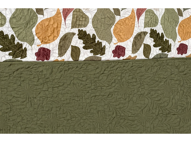 Edrecolcha Croasant Sobrecamero Hojas