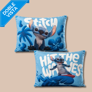 Travel Pillow Baby Stitch Azul