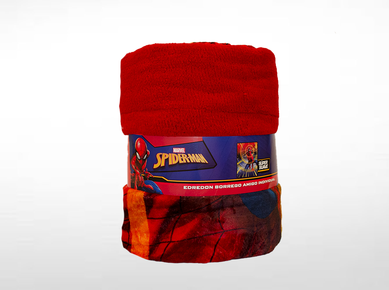 Edredón Borrego Amigo Individual Spiderman