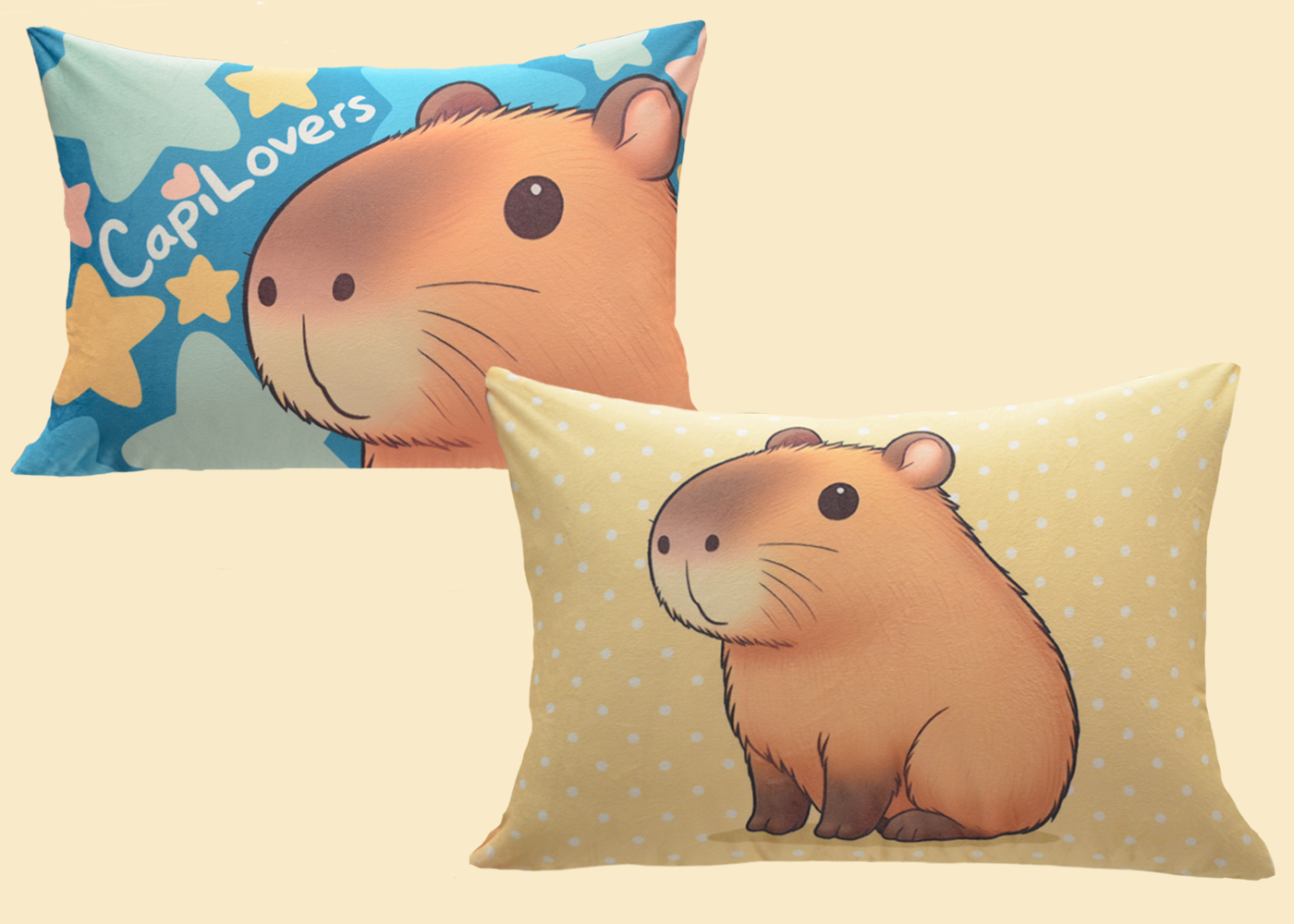 Almohada Reversible Capibara