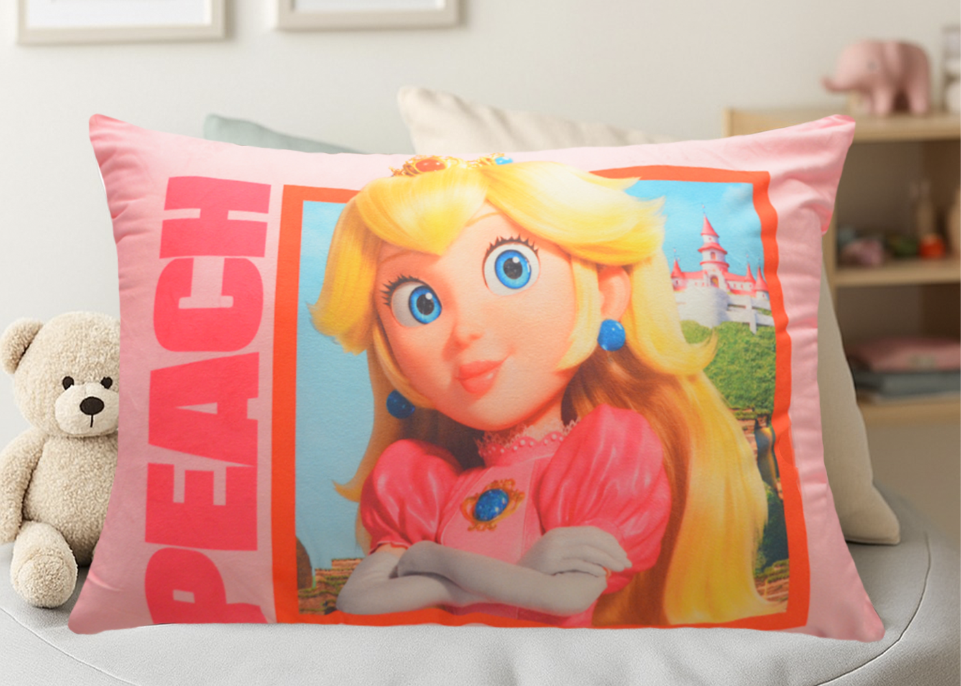 Almohada Reversible Peach