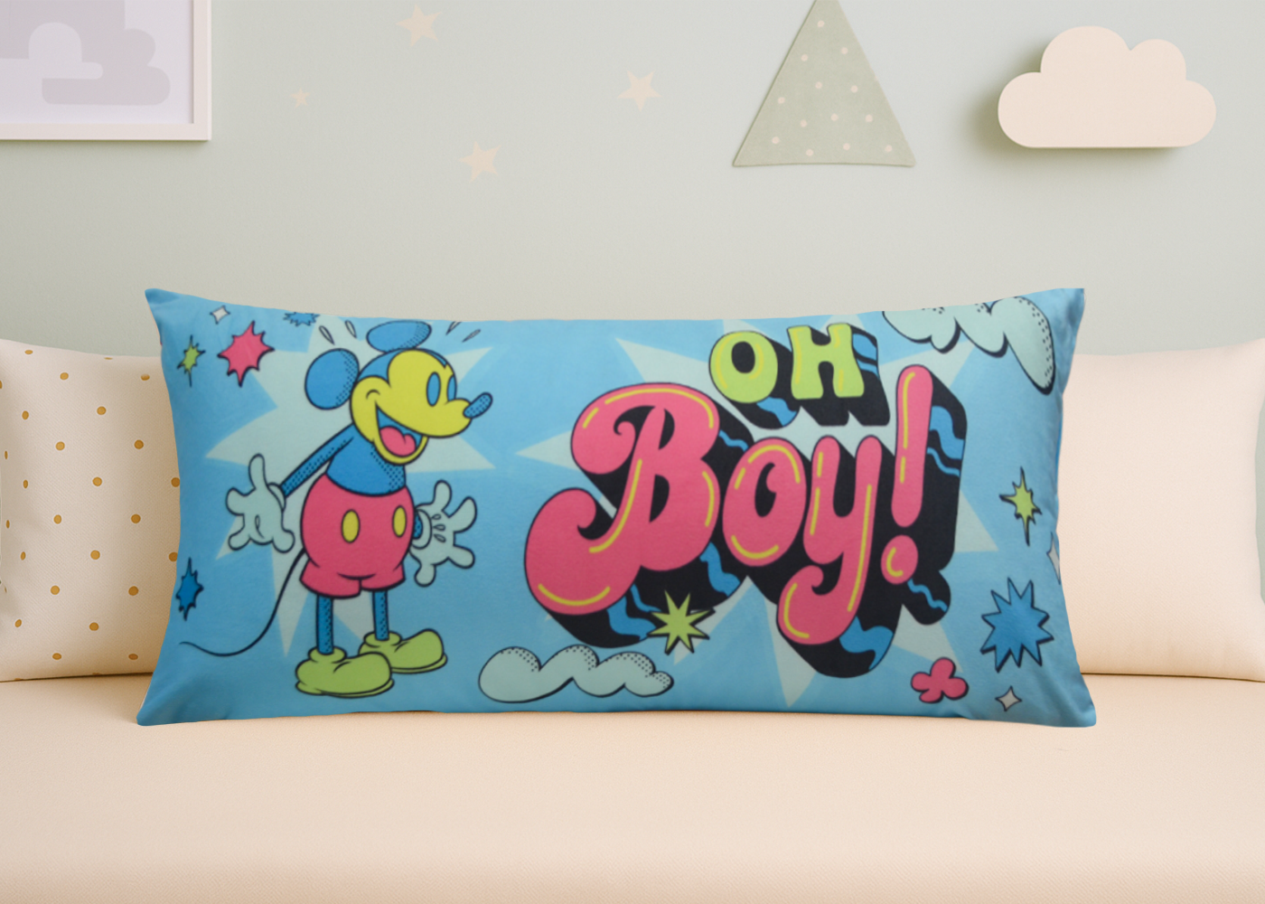 Body Pillow Velvet Mickey Mouse