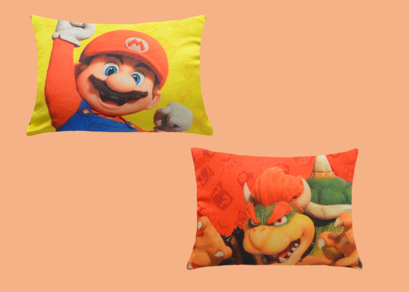 Travel Pillow Baby Mario Bros Rojo