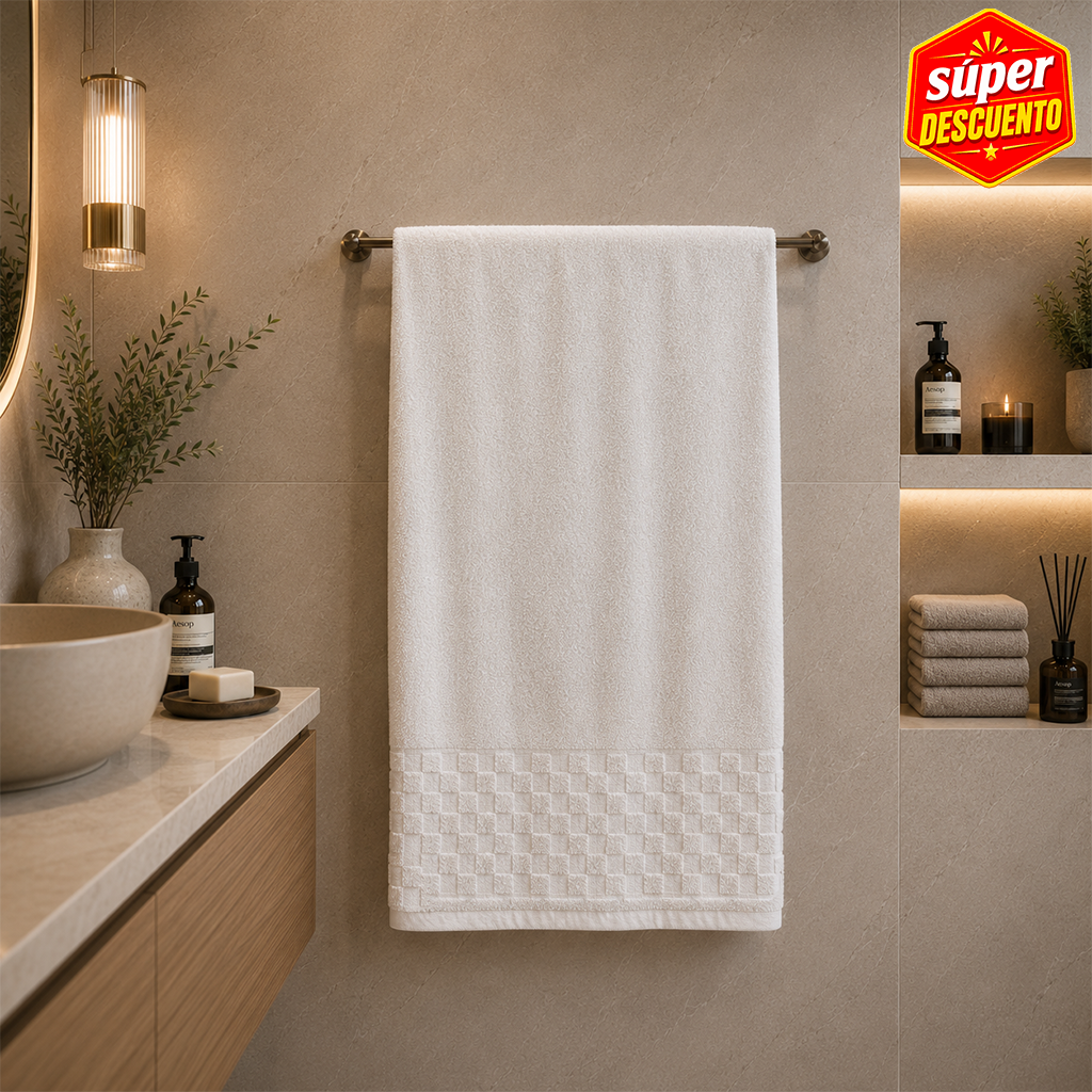 Toalla Baño Completo Lehotel Blanca