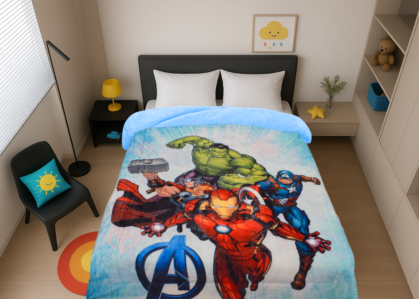 Edredón Matrimonial Amigo Avengers