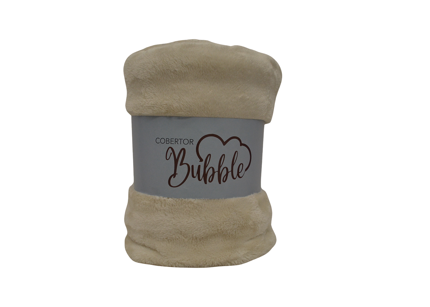 Cobertor Bubble Matrimonial Beige