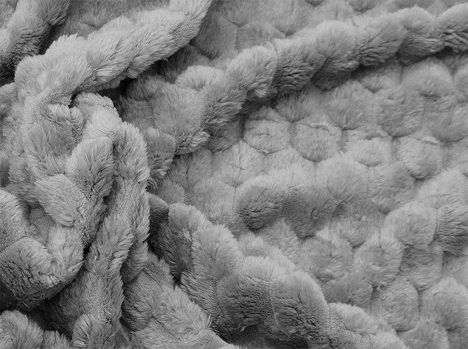 Cobertor Crochet Matrimonial Gris