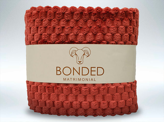 Cobertor Crochet Matrimonial Terracota