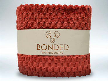 Cobertor Crochet Matrimonial Terracota