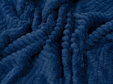 Cobertor Tufted Matrimonial Azul Marino