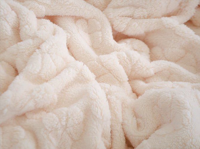 Cobertor Tufted Matrimonial Hueso