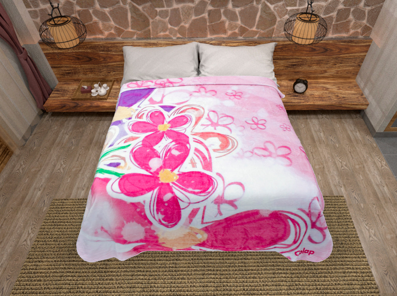 Cobertor Matrimonial Rachel Flor Daysi