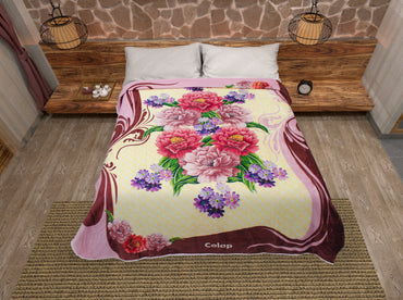Cobertor Matrimonial Rachel Flor China