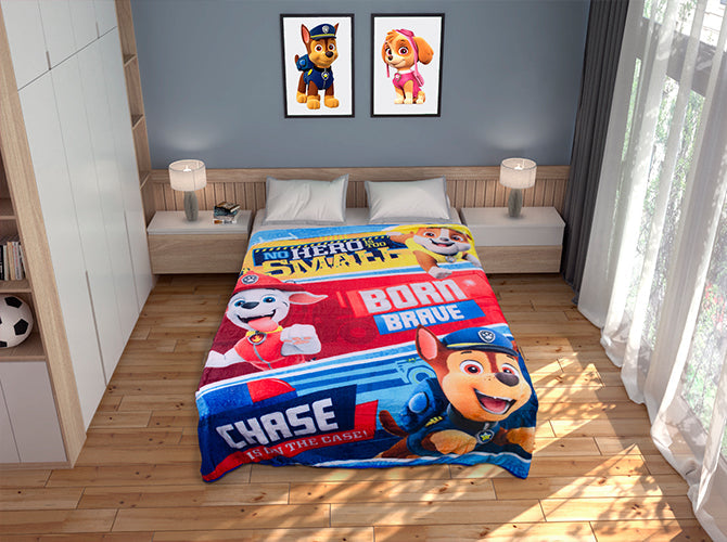 Cobertor Tersupiel Matrimonial Paw Patrol No Hero