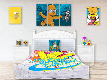 Cobertor Tersupiel Matrimonial Simpsons