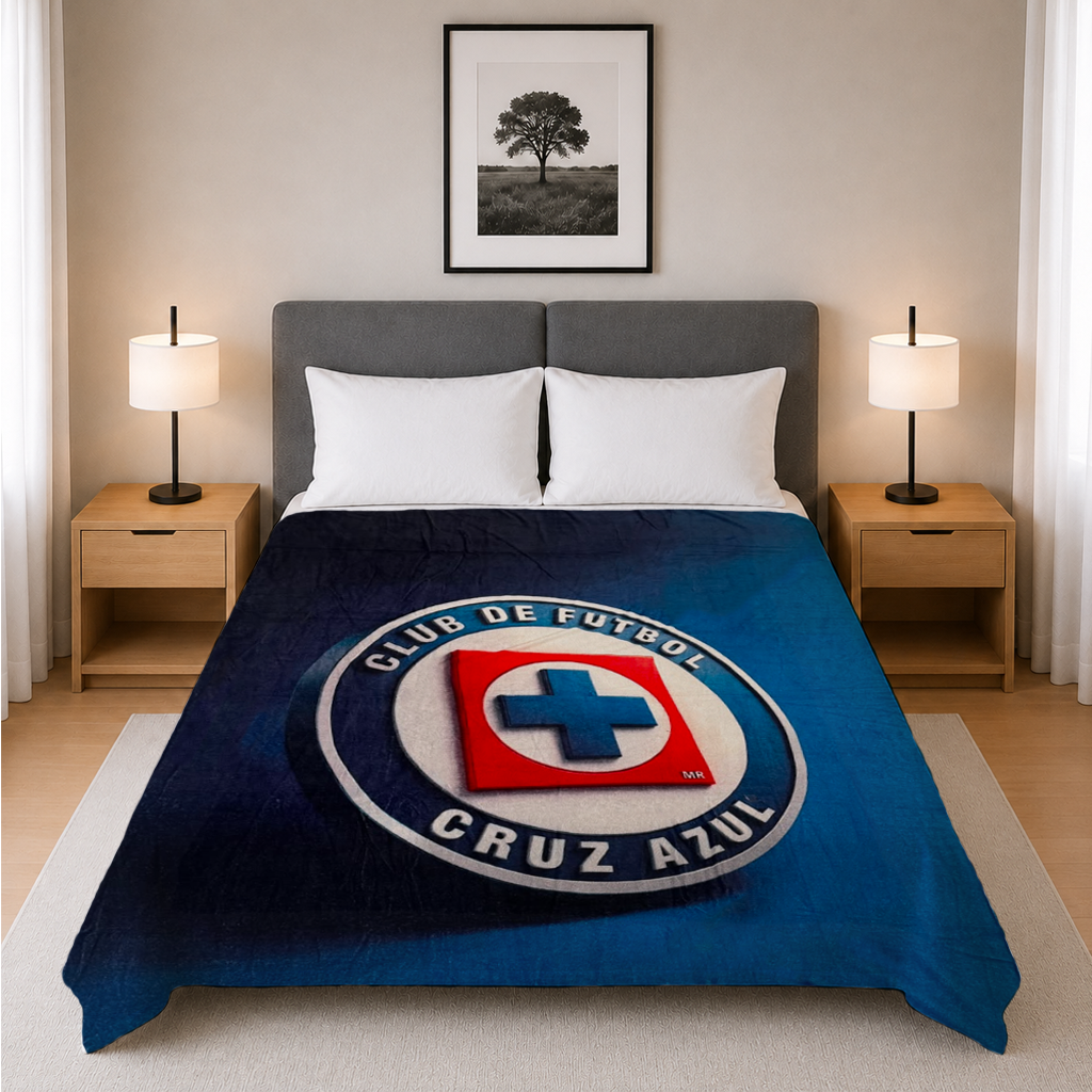Cobertor Tersupiel Matrimonial Cruz Azul