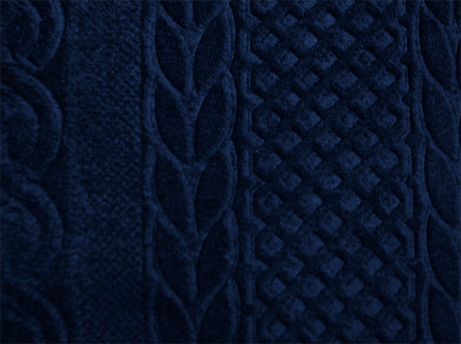 Cojín Trenzado Boutique Azul