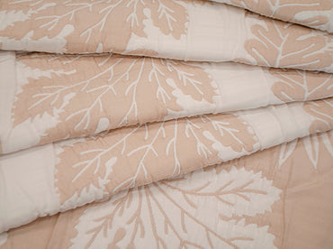 Colcha Matrimonial Lisboa Espiga Beige