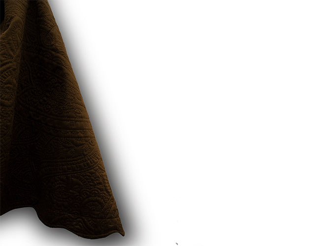 Colcha King Size Matt Satín Chocolate Colchas