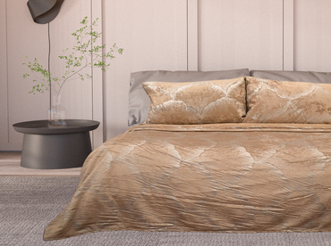 Colcha Bonded Gloo Matrimonial Beige