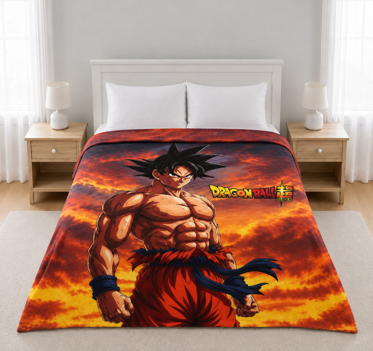 Cobertor Matrimonial Rachel Silk Dragon Ball Super