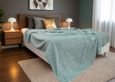 Cobertor Matrimonial Cationic Azul