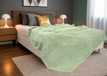 Cobertor Matrimonial Cationic Verde