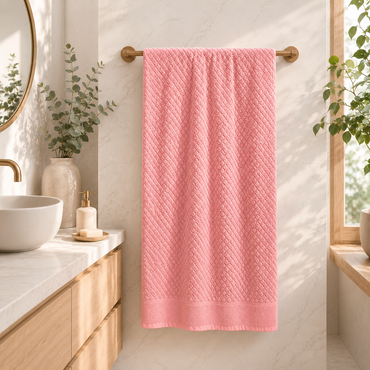 Toalla Baño Completo Romi Rosa