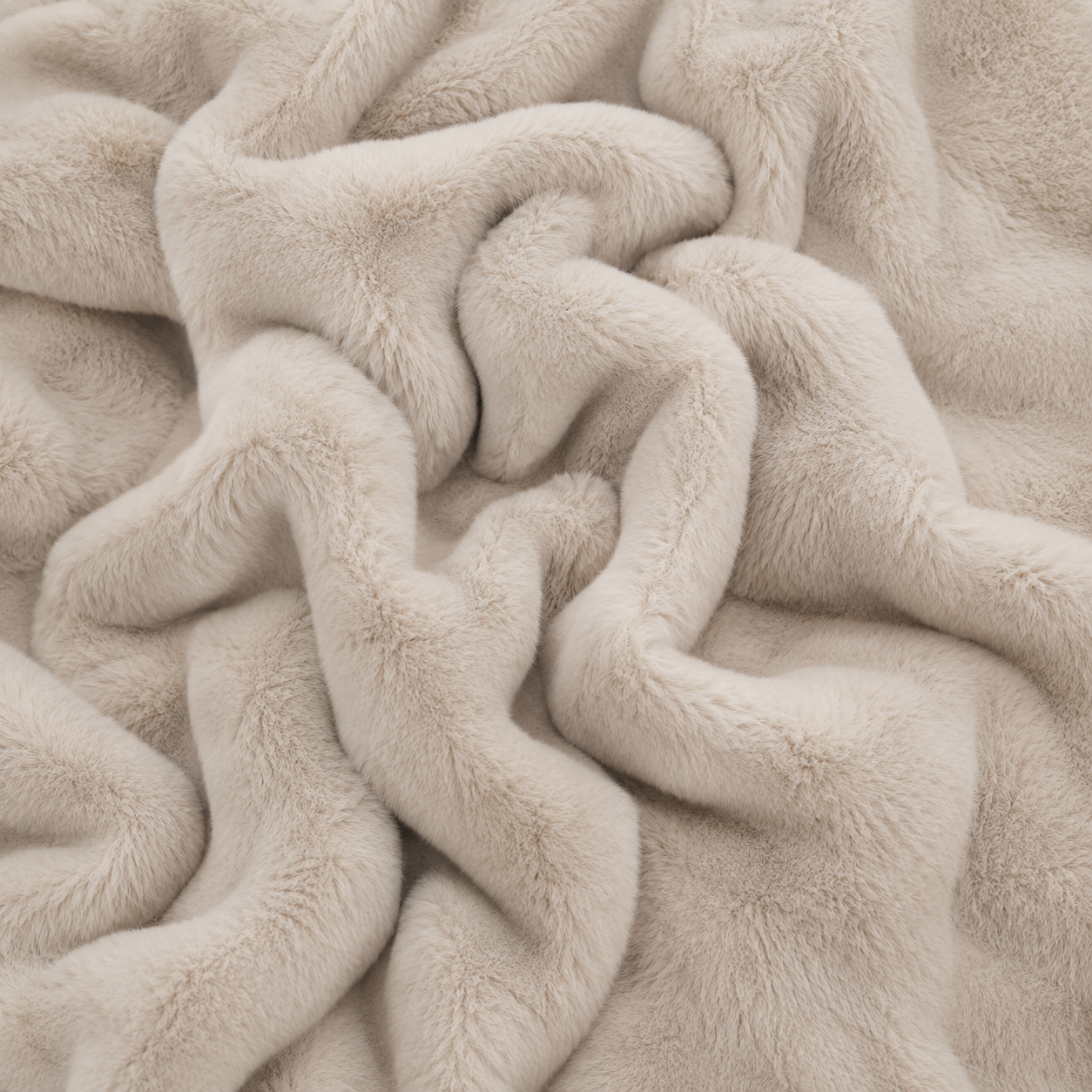 Frazada Bonded Rabbit Taupe