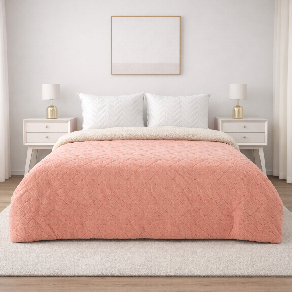 Edredón Sobrecamero Rabbit Pink