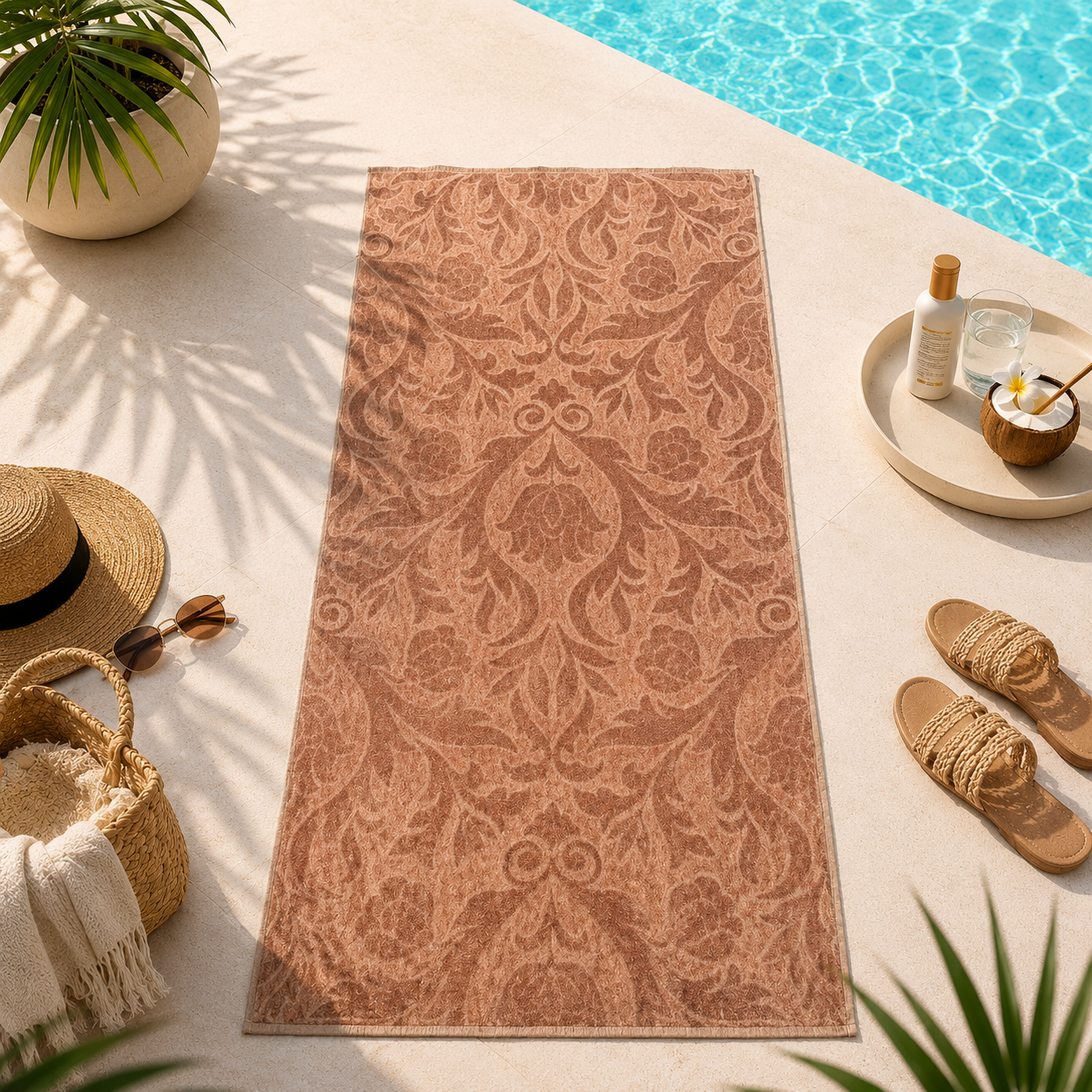 Toalla Tulum Playera caqui