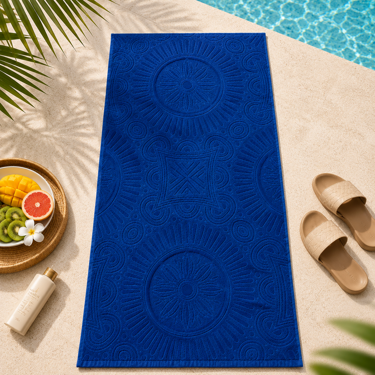 Toalla Tulum Playera Azul Marino