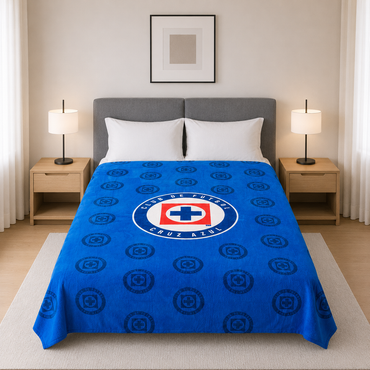 Cobertor Matrimonial Rachel Silk Cruz Azul La Máquina
