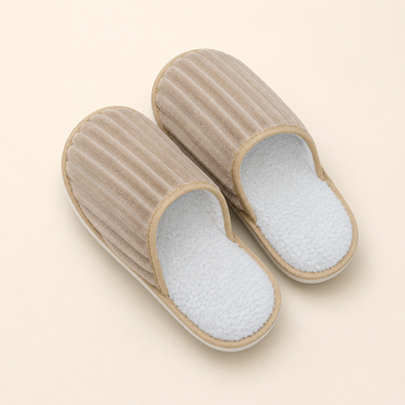 Pantuflas Unisex Beige