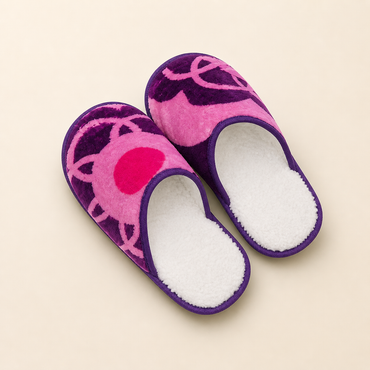 Pantuflas Unisex Arroba Lila