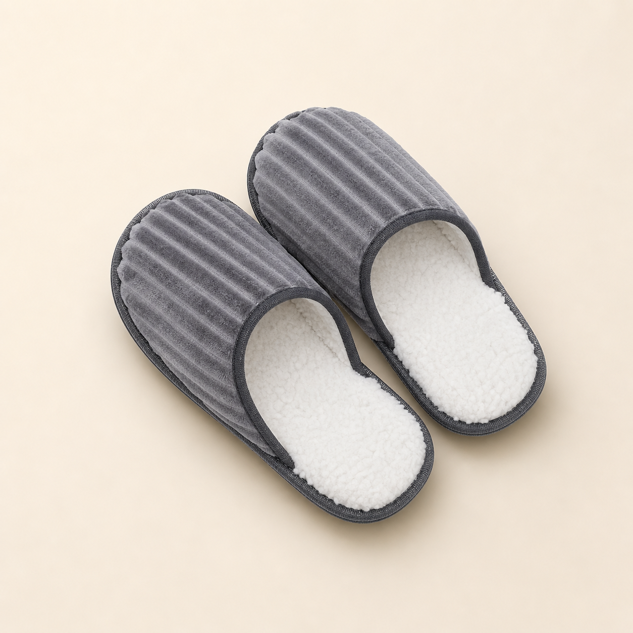 Pantuflas Unisex Gris