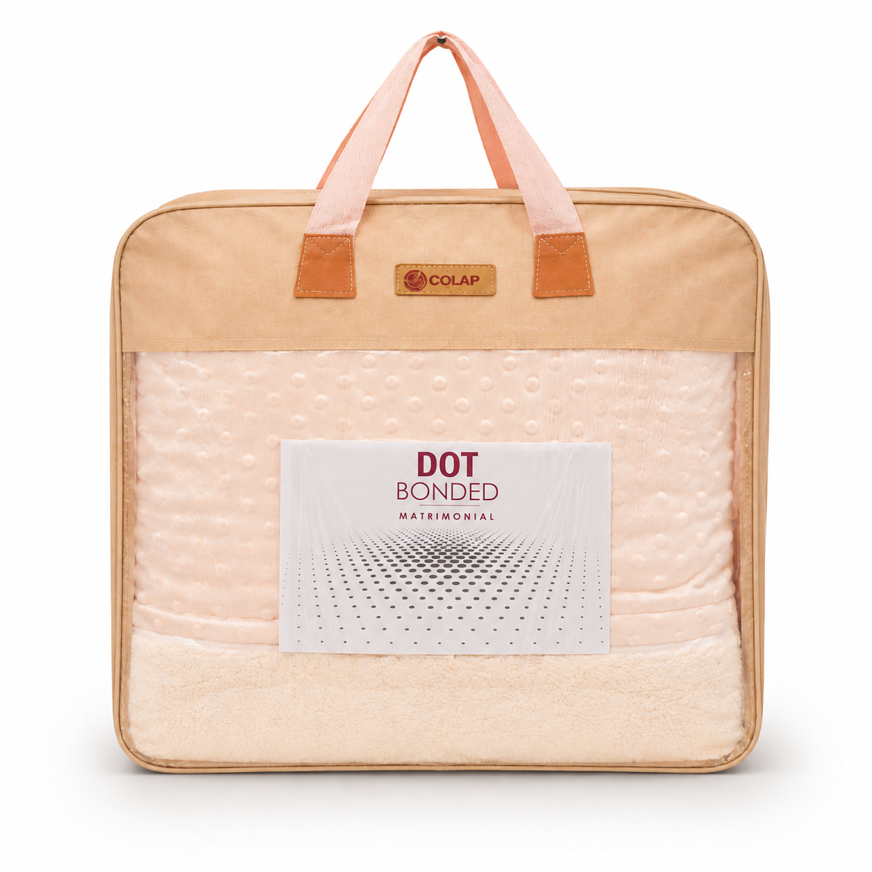 Edredón Dot Matrimonial Beige