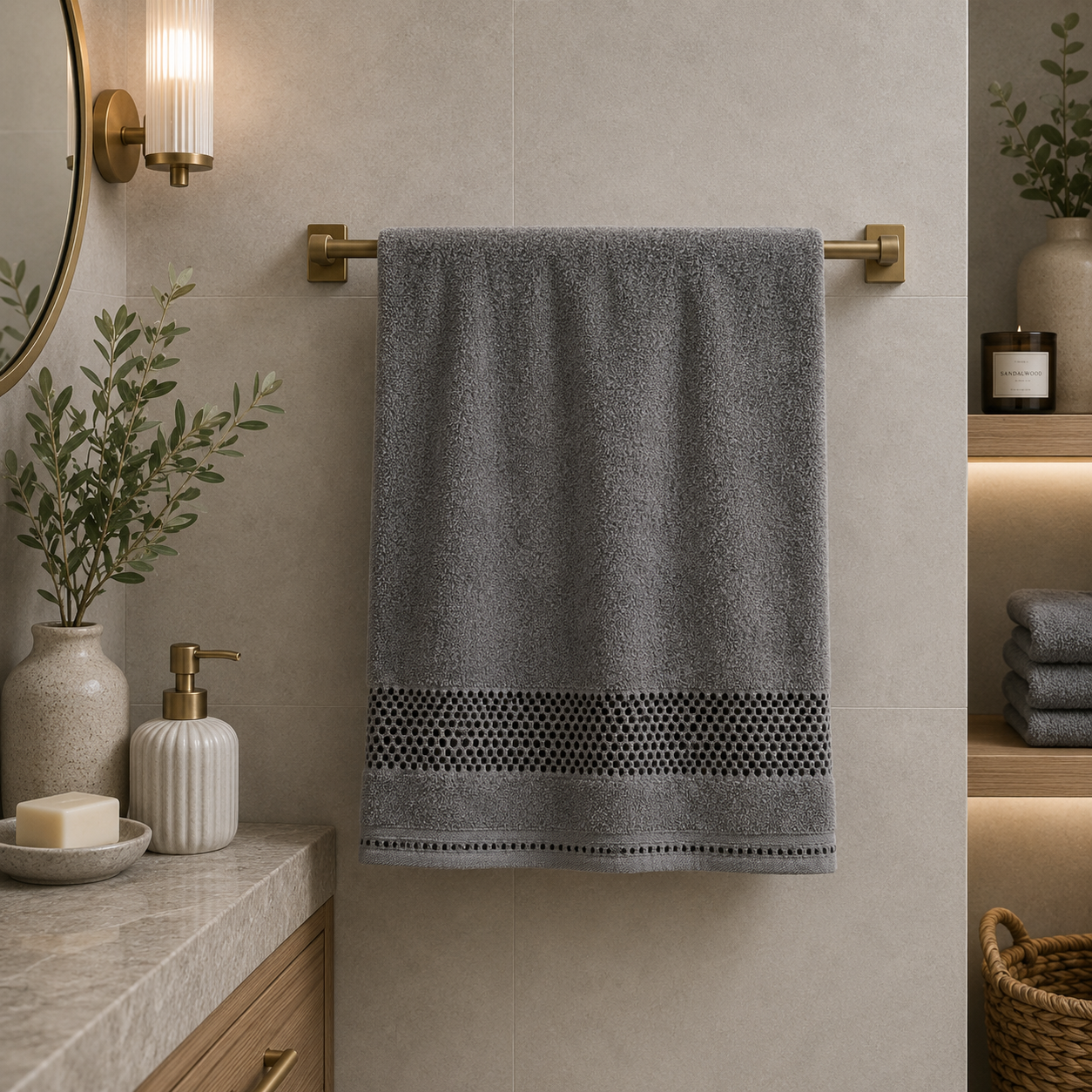Toalla Medio Baño Premium