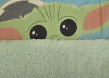Cobertor Baby Borrego + Shape Baby Yoda