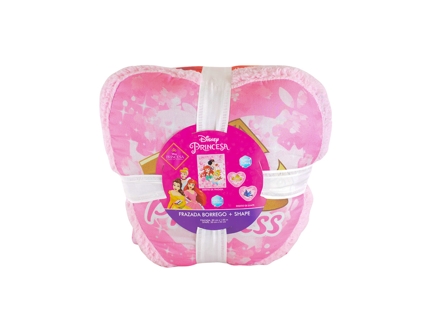 Cobertor Baby Borrego + Shape Baby Princesas
