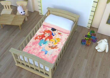 Cobertor Baby Borrego + Shape Baby Princesas