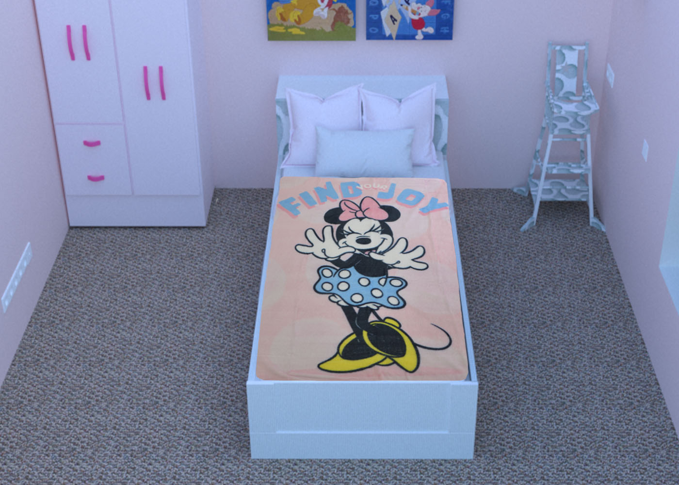 Cobertor Rachel Silk Baby Minnie Mouse