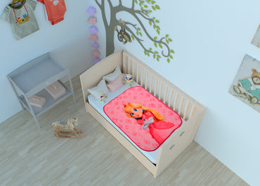 Cobertor Cunero Baby Usos Peach