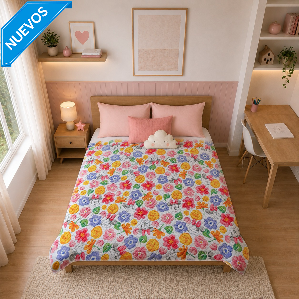 Colcha Disney Patchwork Matrimonial Minnie