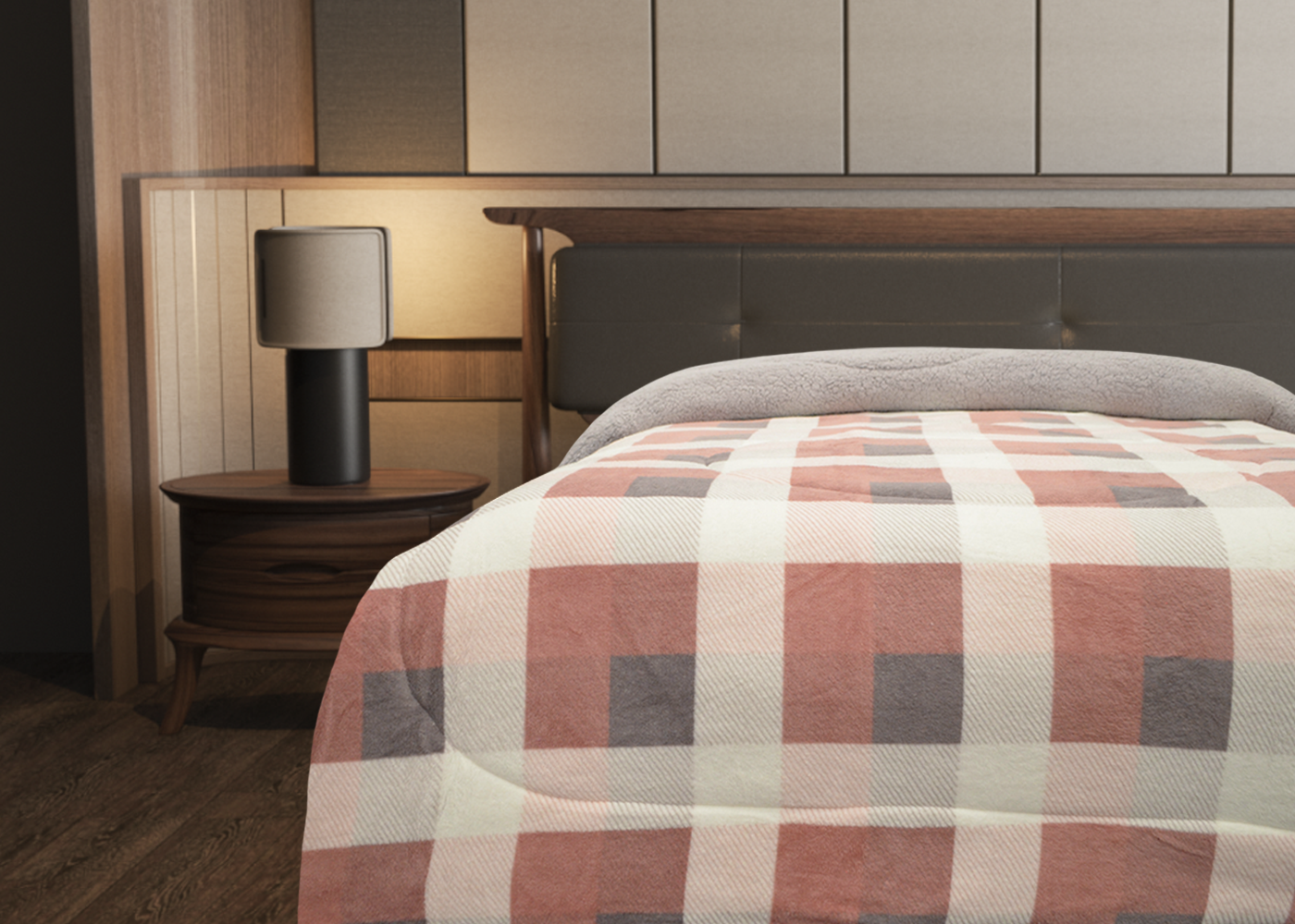 Edredón Don José Sobrecamero Figuras Rosa