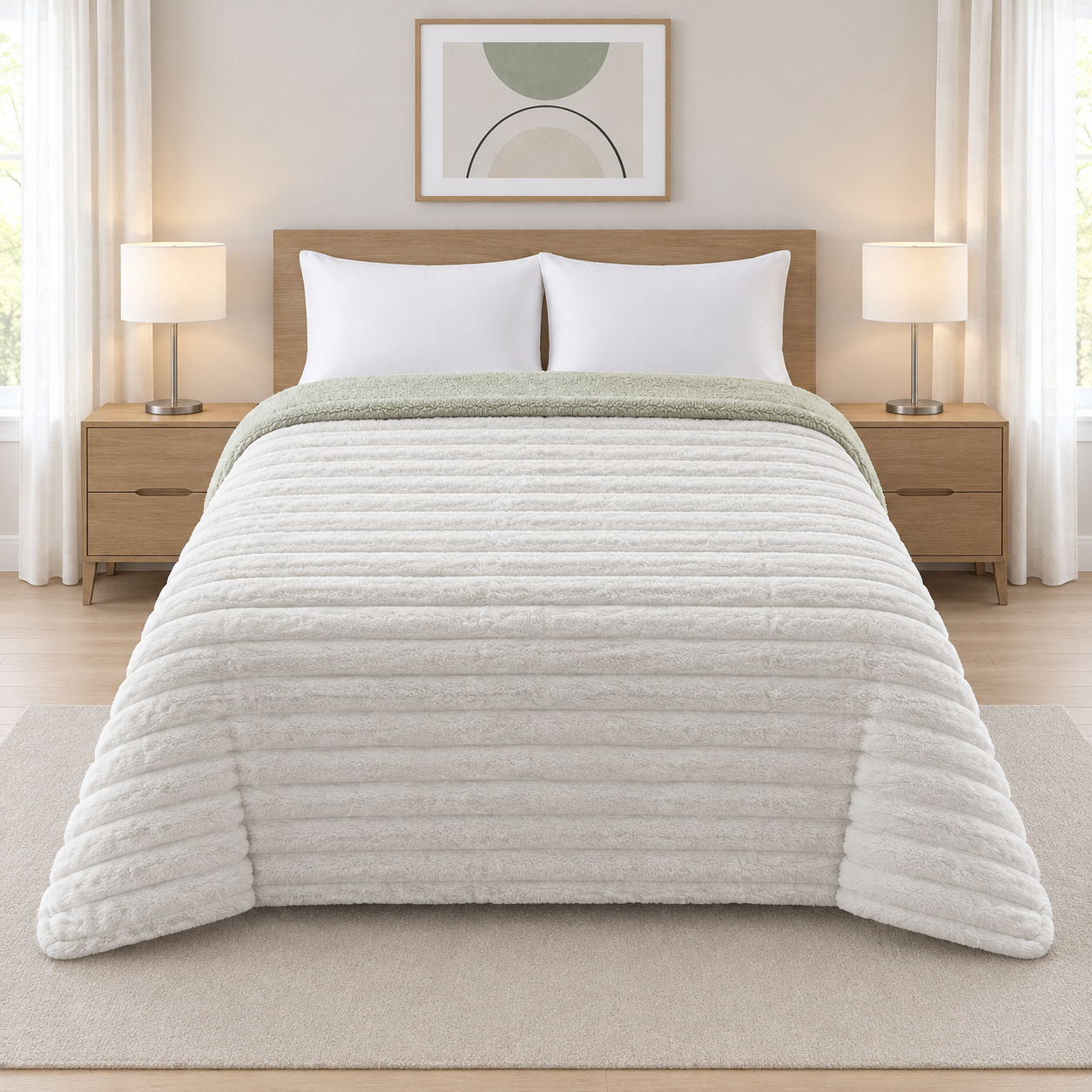 EDREDON RABBIT SOBRECAMERO BLANCO